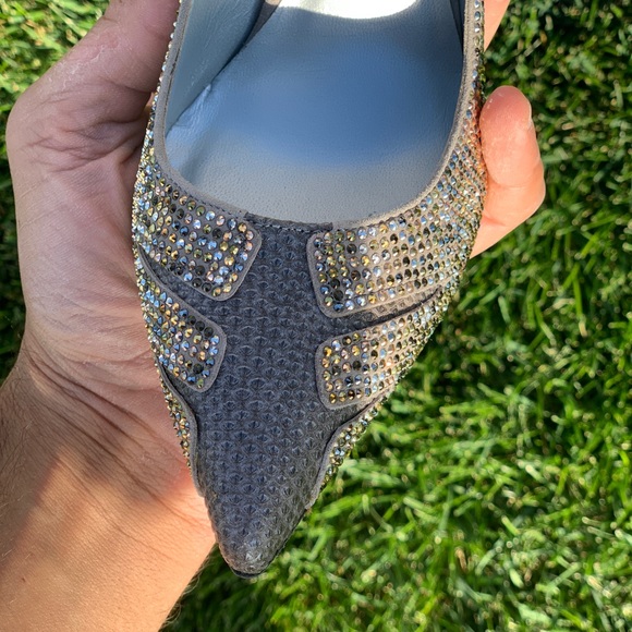 SOLD  | Rene Caovilla Crystal Lizard Stiletto Pump - Picture 5 of 7